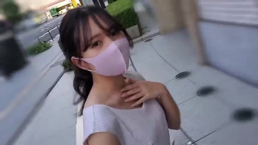 個数限定！【無修正】清純派ポニーテール黒髪女子大生！可